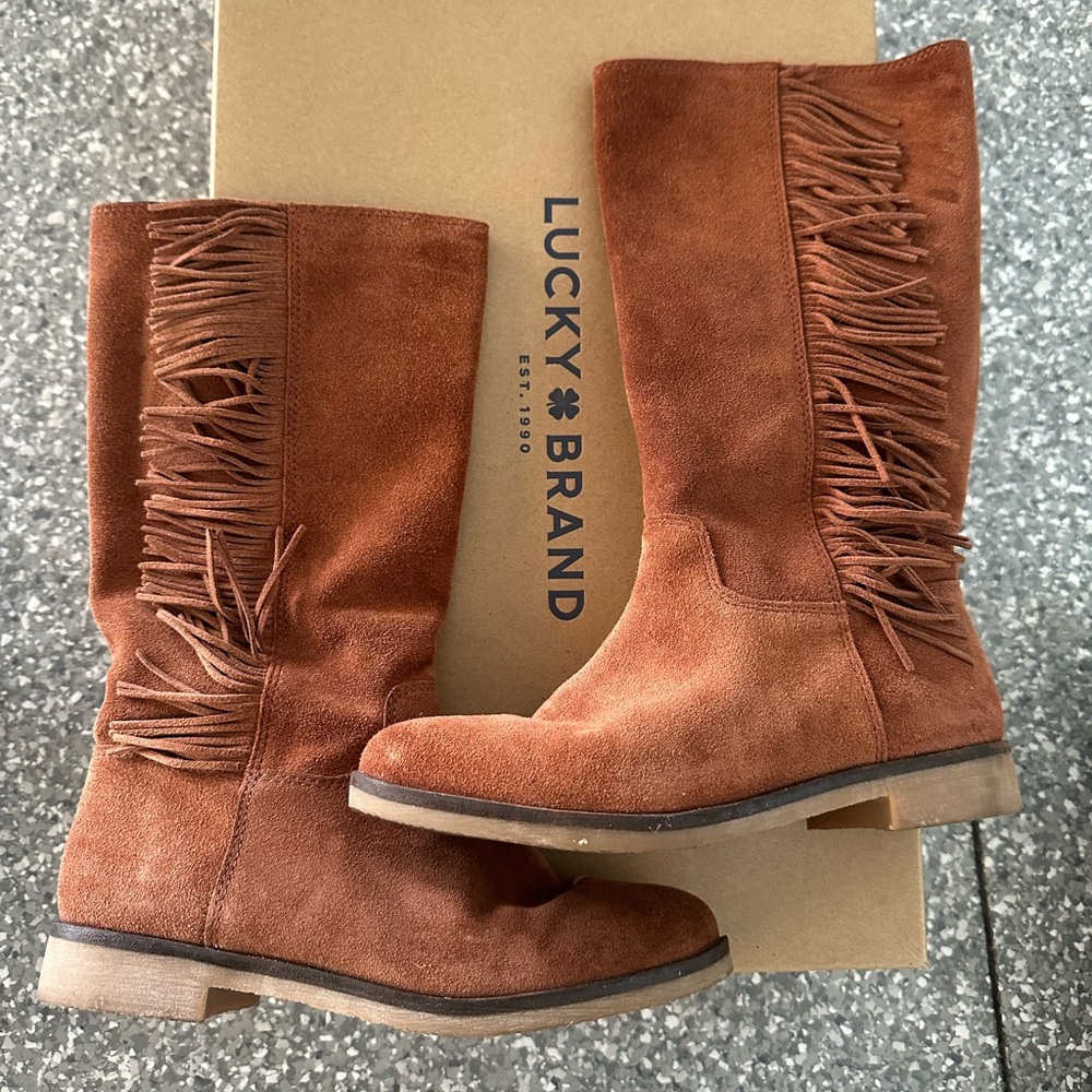 Lucky Brand Boot, LK-Grayer, Size 7